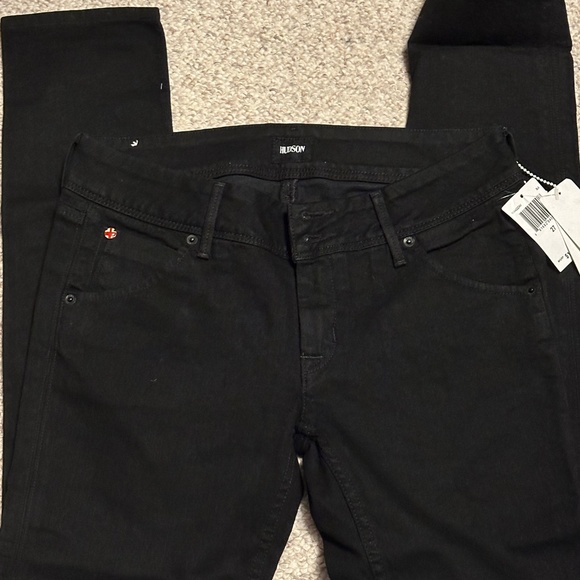 New✨Hudson Collin Flap Skinny Jeans in Black | Size 27 - Picture 5 of 5
